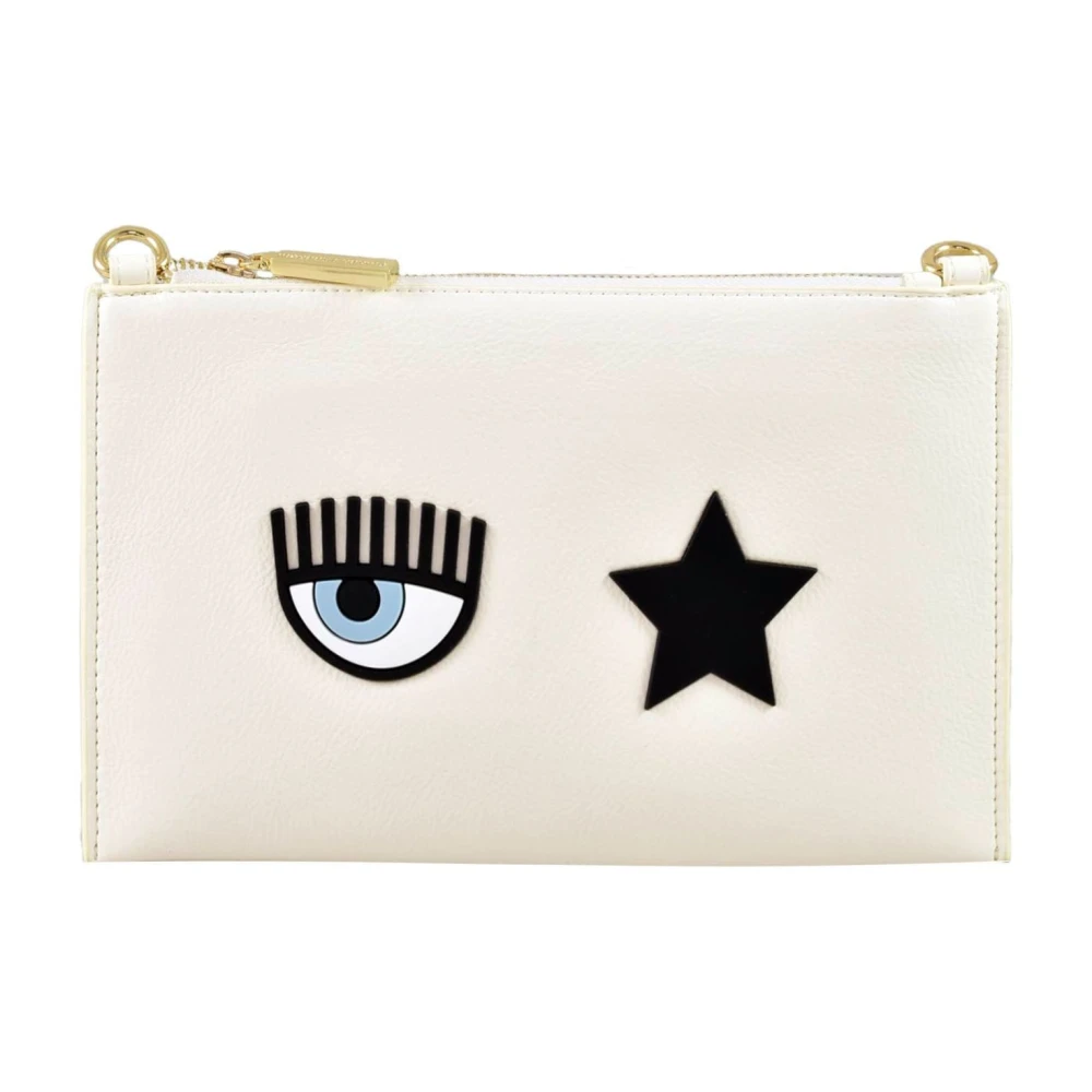 Chiara Ferragni Collection Stijlvolle PU Handtas White Dames