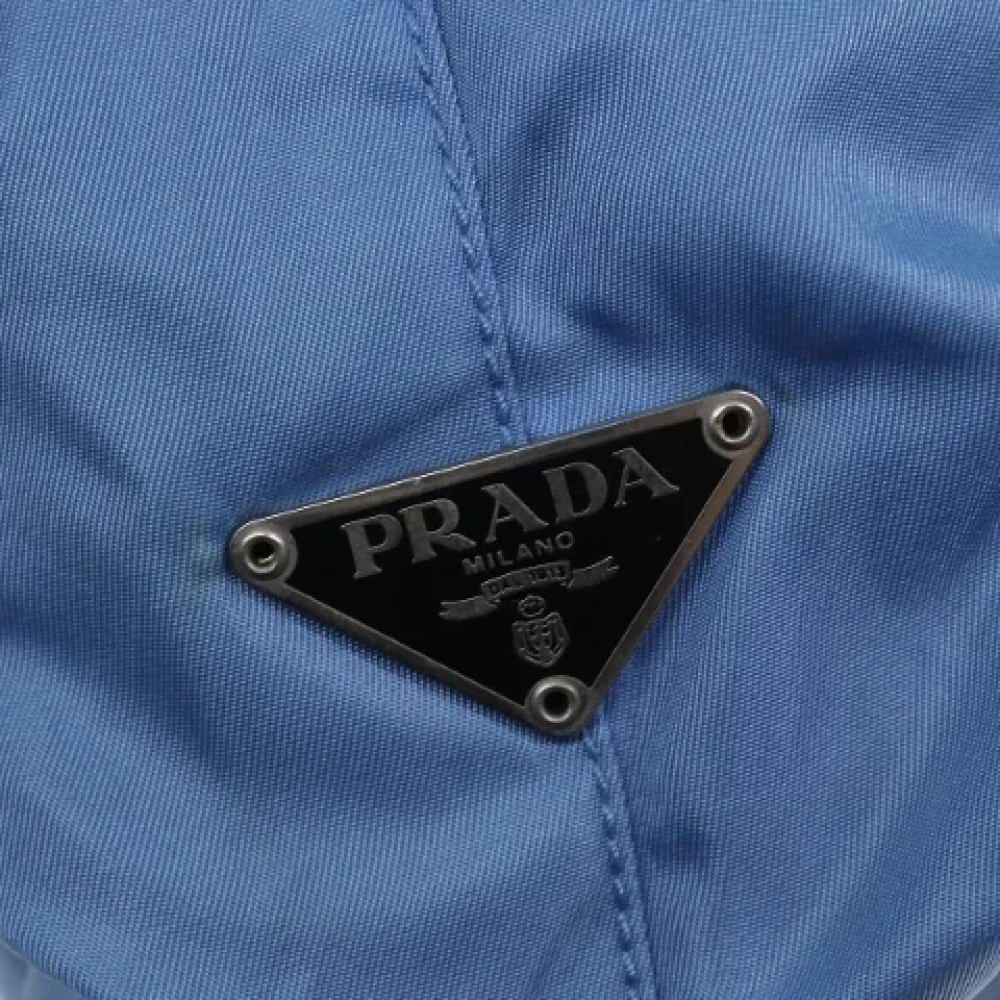 Prada Vintage Pre-owned Fabric prada-bags Blue Dames
