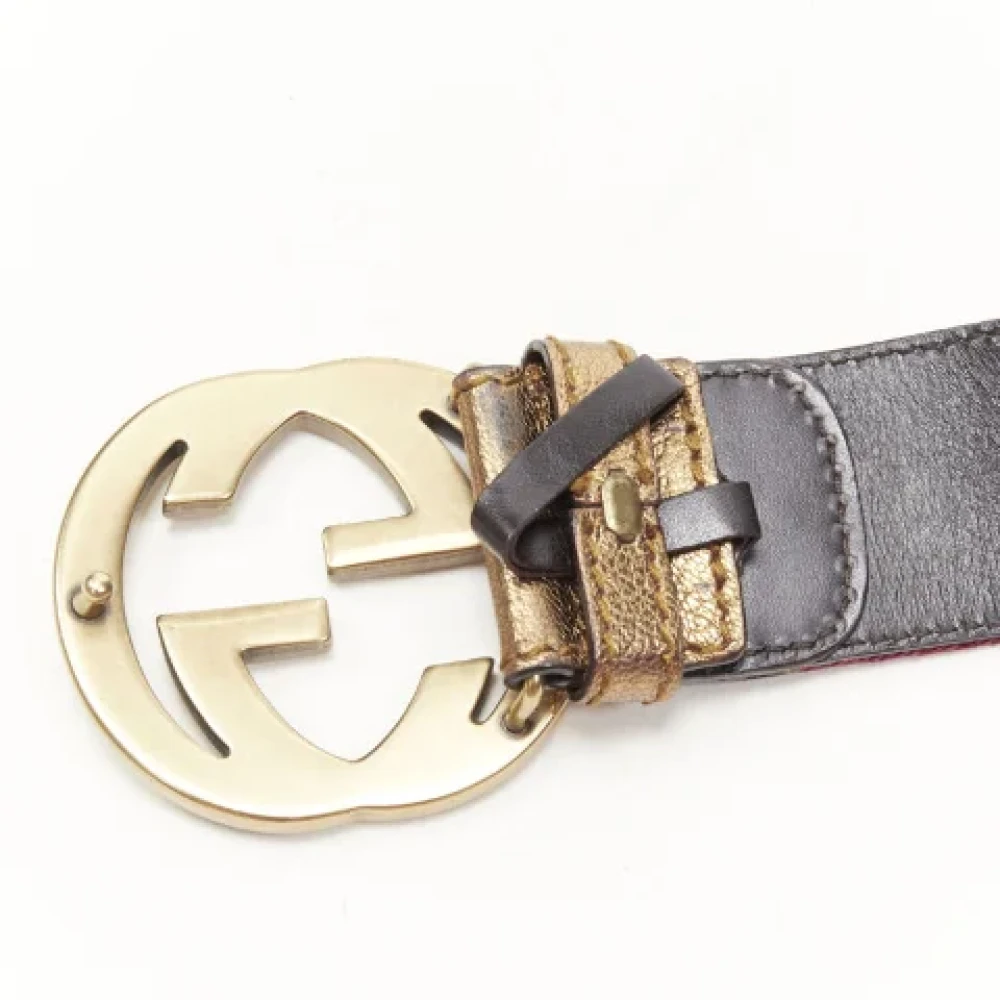 Gucci Vintage Pre-owned Nylon belts Red Dames