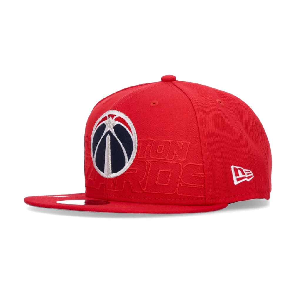 New Era Men's Red Nba Draft 950 Wizards Flat Cap