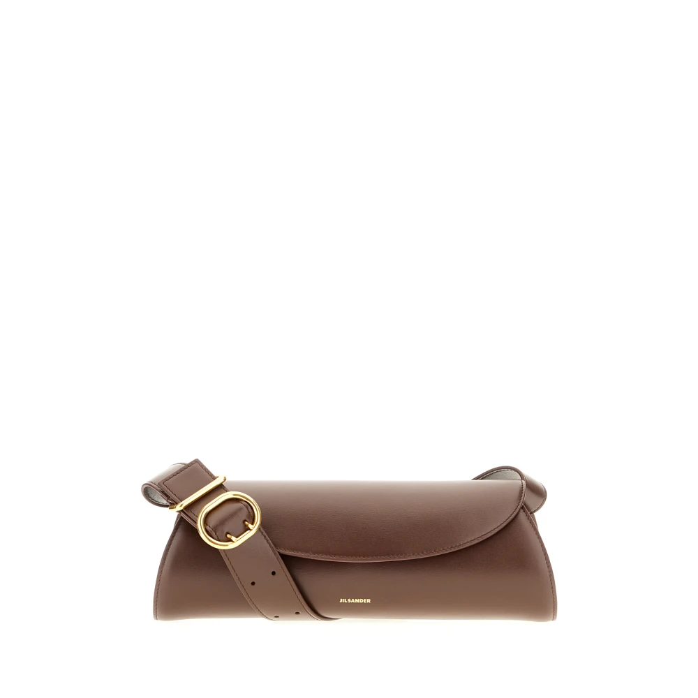Jil Sander , Cross Body Bags, Female, Brown, One Size, Cannolo Small Bag