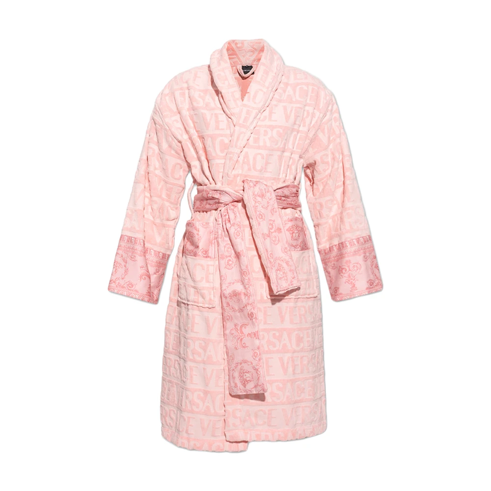 Versace Homme Rose - I Love Baroque Bathrobe - Vêtements De Nuit Et De Détente - Taille: Xl