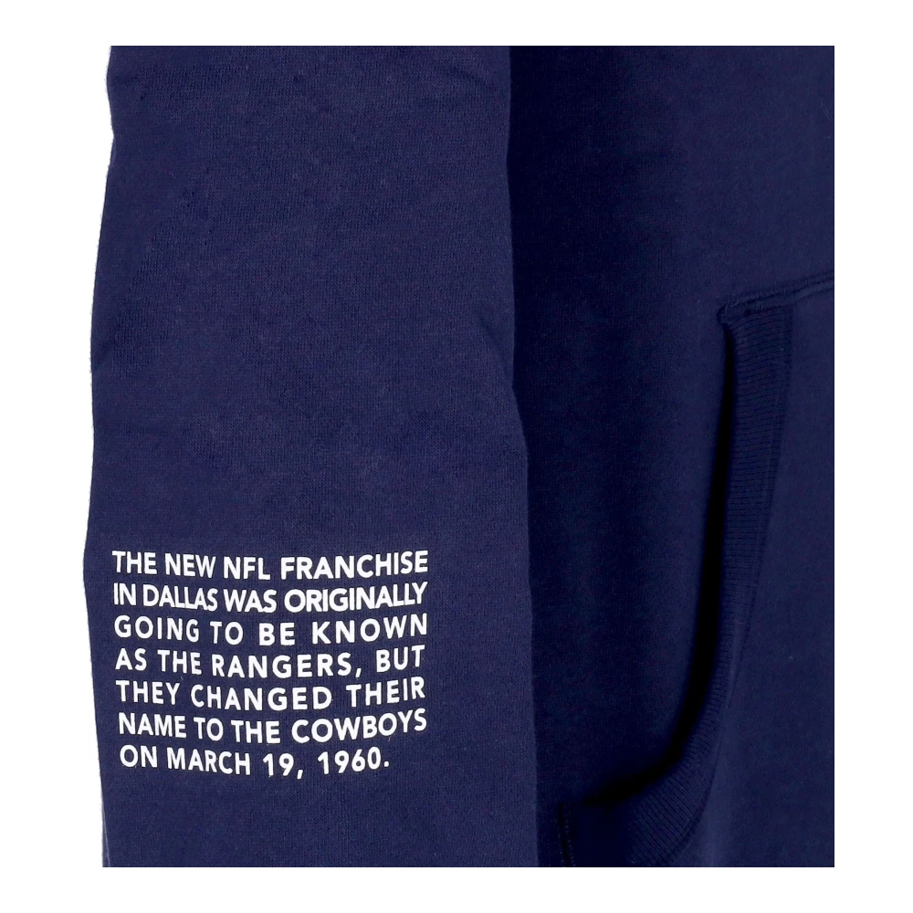 Mitchell & Ness NFL Team Origins Fleece Hoodie Blue Heren
