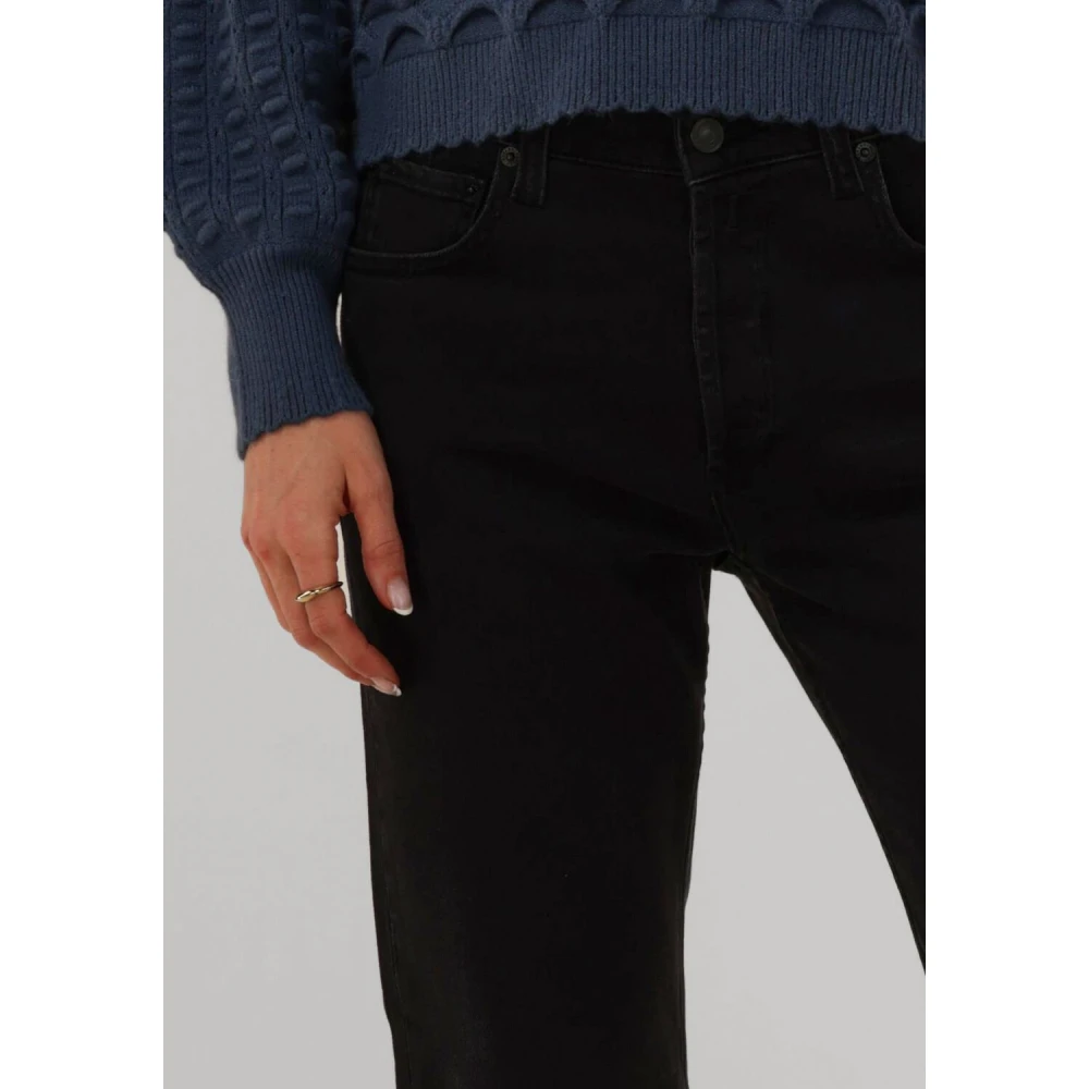 Replay Zwarte Straight Leg Jeans Maijke Black Dames