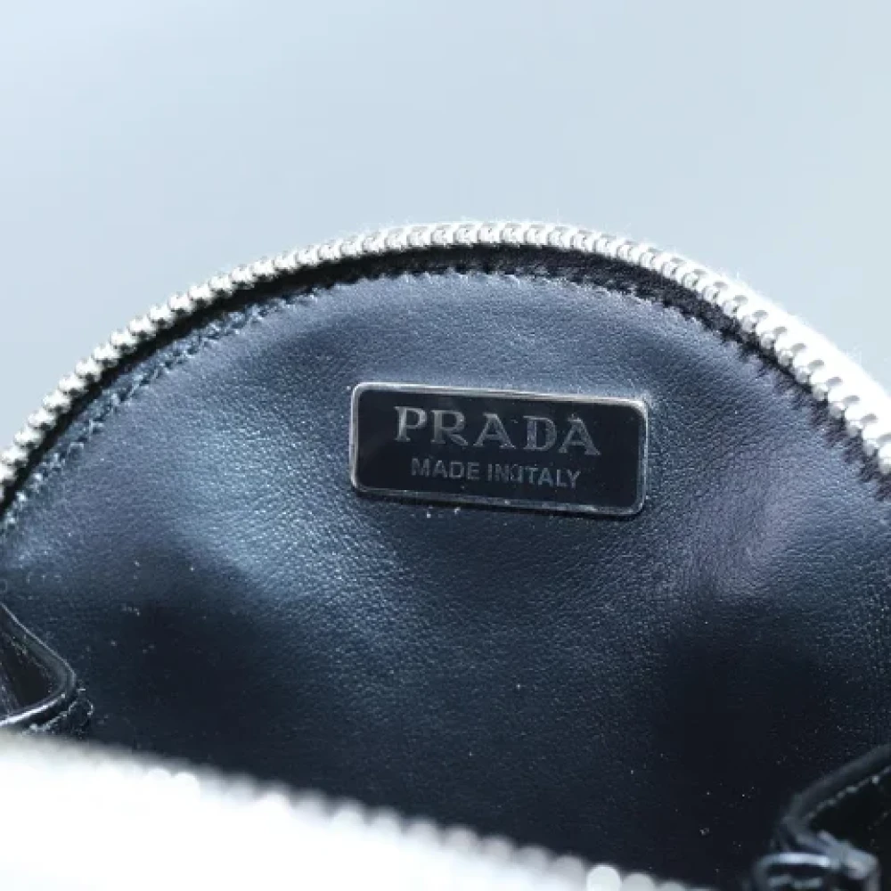 Prada Vintage Pre-owned Leather prada-bags White Dames