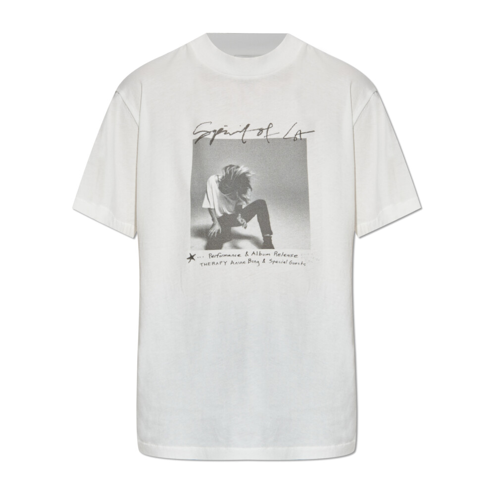 Anine Bing Tシャツ ブリジット・バルドー White 白 レディース New Anine Bing Top Women's Brigitte Bardot short Sleeve T