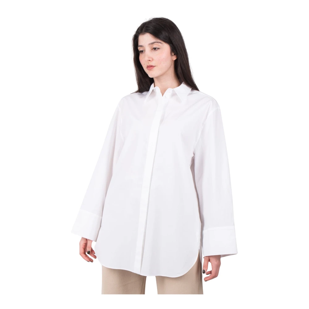 Dorothee Schumacher Women's White Poplin Power Blouse
