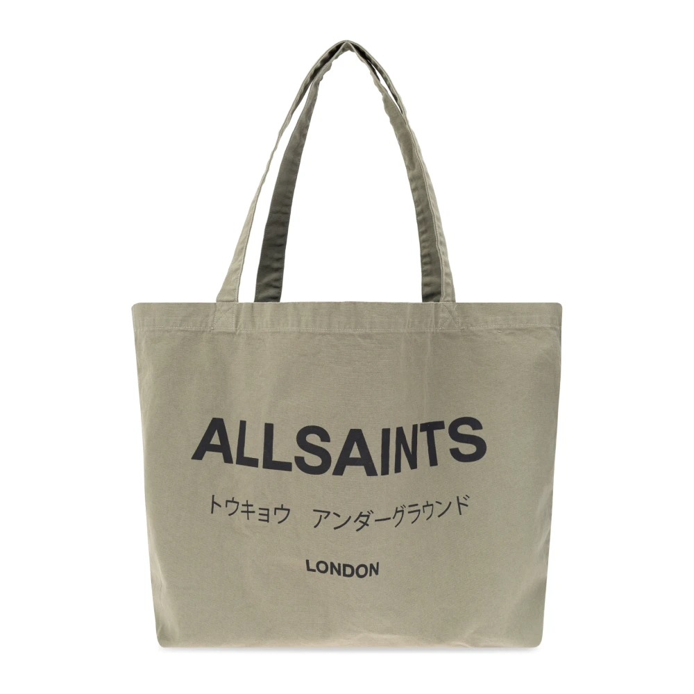 AllSaints Underground Shopper Bag Green Heren