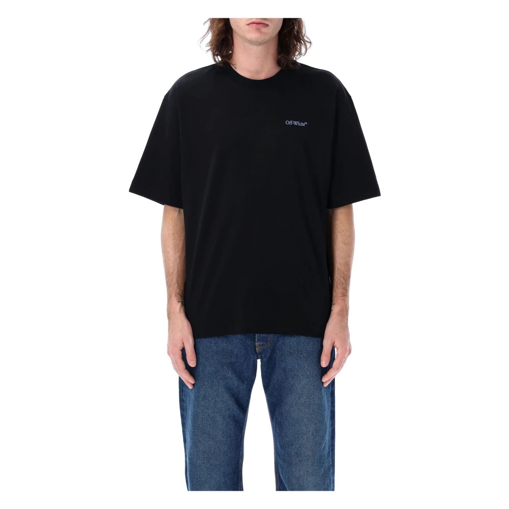 Off White Pijl Skate Korte Mouw Tee Black Heren