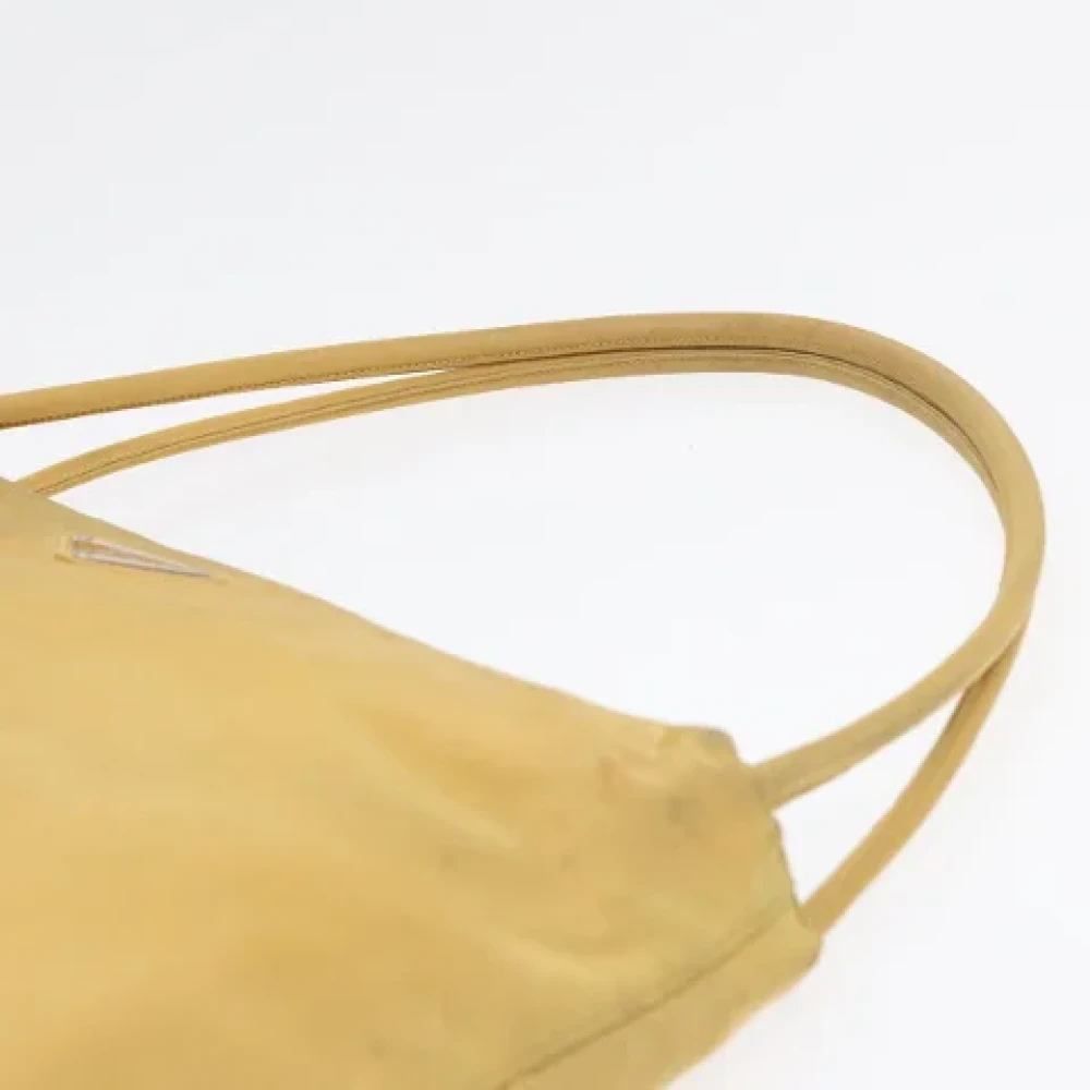 Prada Vintage Pre-owned Fabric prada-bags Yellow Dames