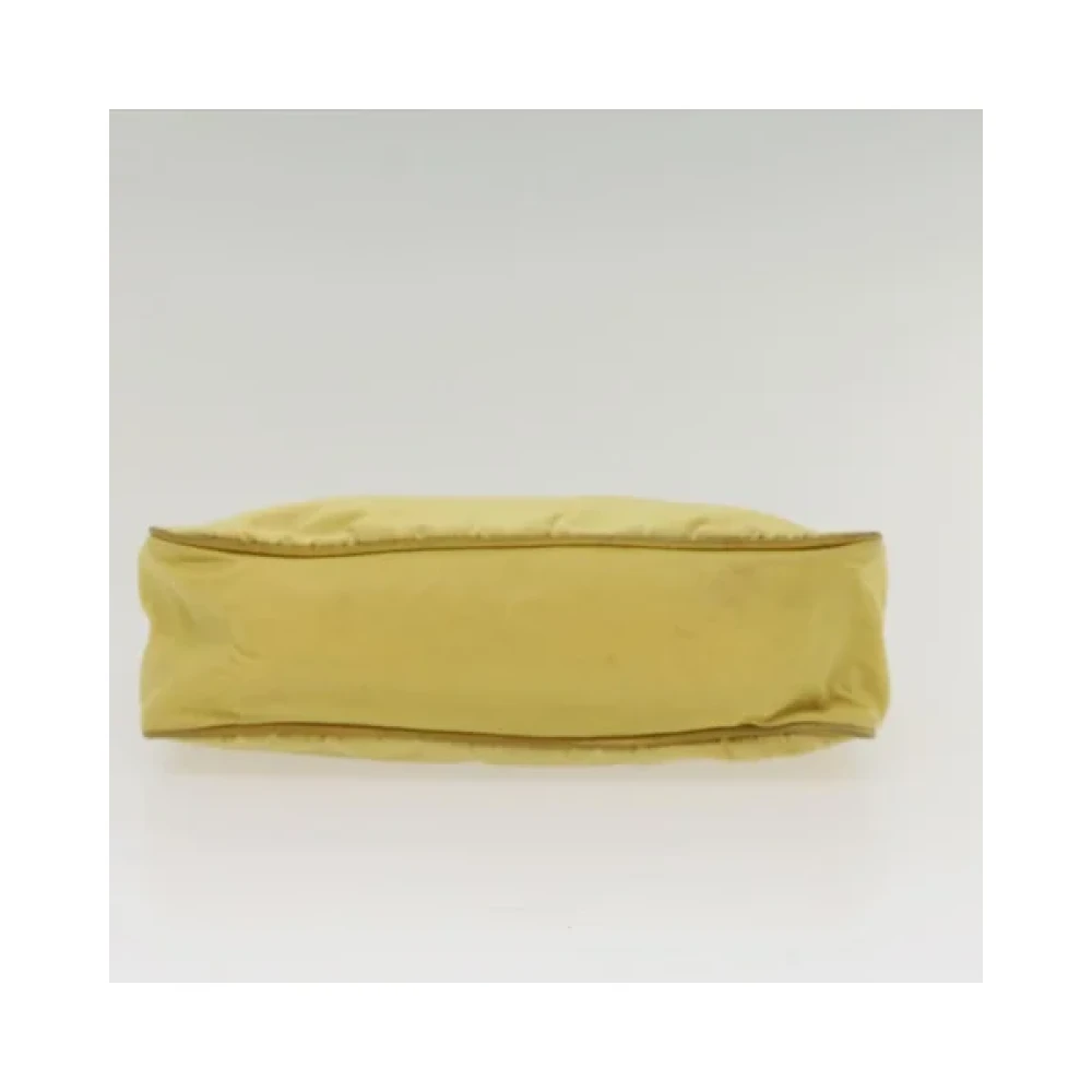 Prada Vintage Pre-owned Nylon prada-bags Yellow Dames