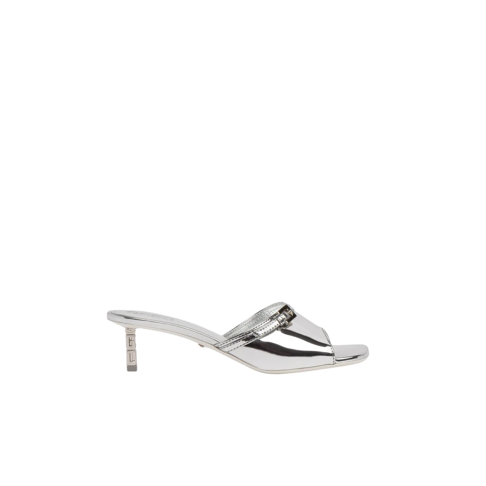 GCDS Mirror Logo Chain Sandalen