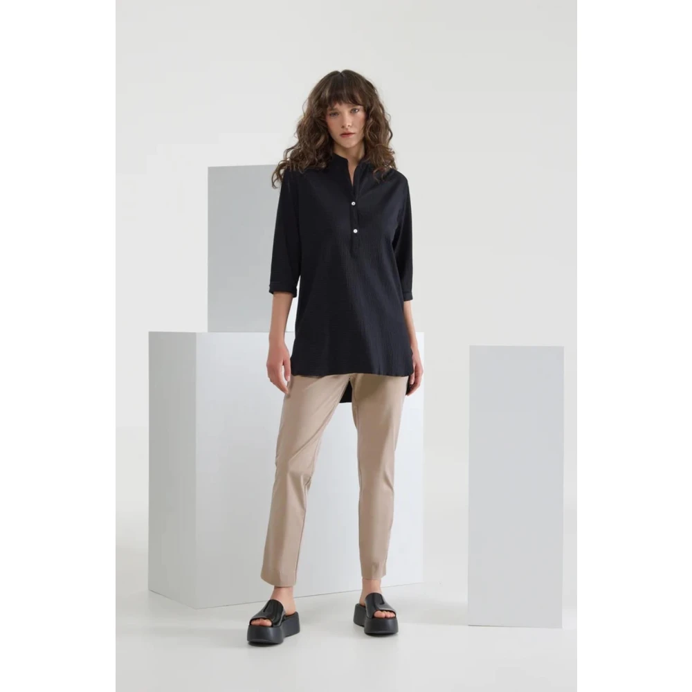 RRD Stijlvolle Blouse Black Dames