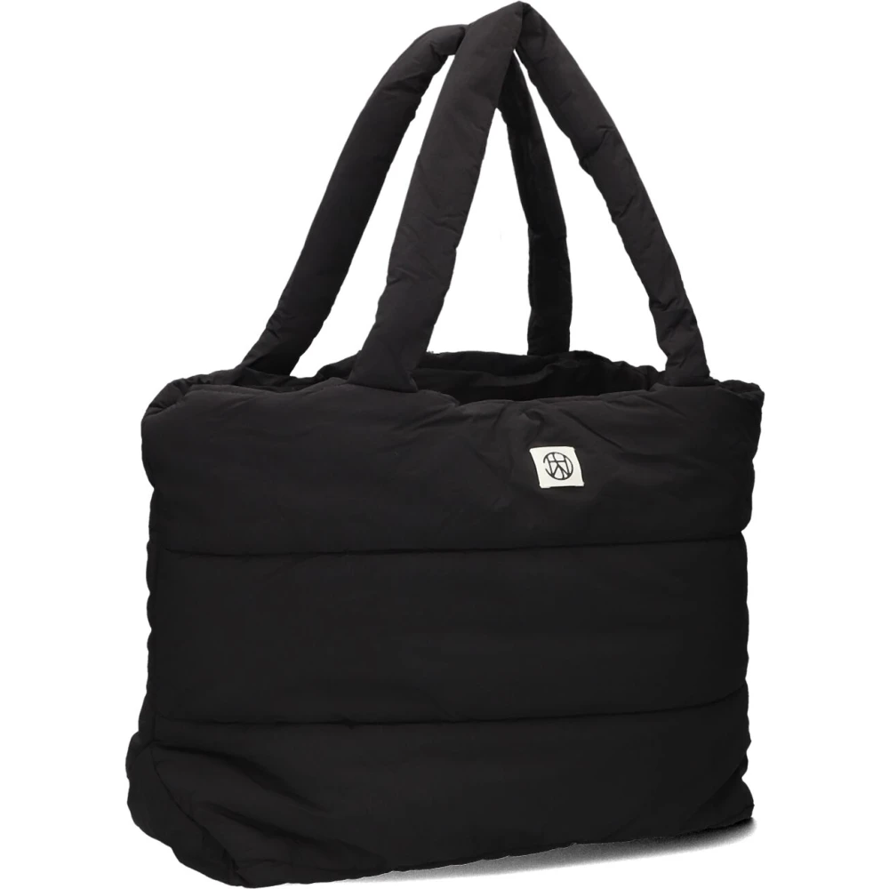 Moss copenhagen Zwarte Iconische Shopper Tas Black Unisex