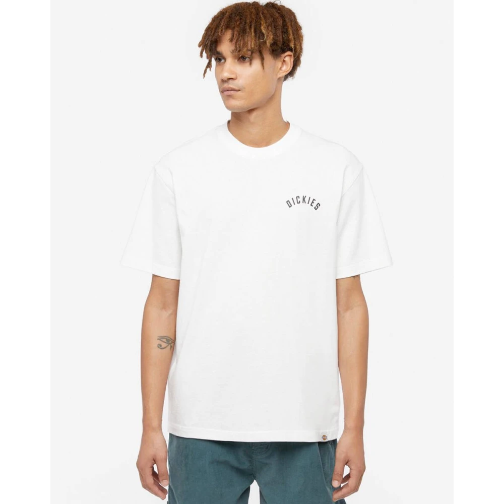 Dickies Panther Tee Short Sleeve Polo White Heren