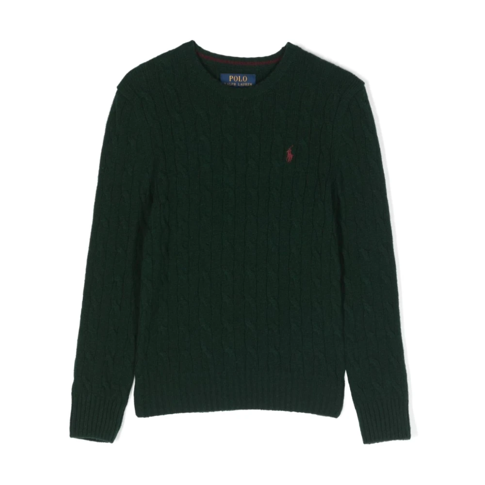 Ralph Lauren Polo Pony Stickad Tröja Green, Pojke