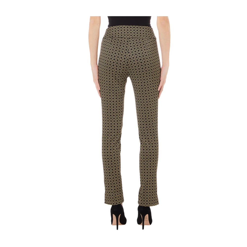Liu Jo Beige Slim Milano Broek Multicolor Dames