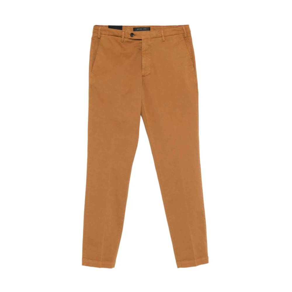 Michael Coal Men's Brown Brad Trousers - Slim-Fit Trousers - W32 - Trousers