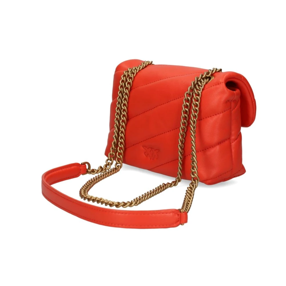 pinko Rode Vlam Schoudertas Red Dames