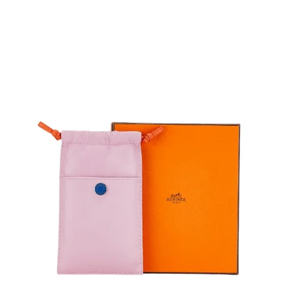 Hermès Vintage Pre-owned Leather home-office Pink Dames