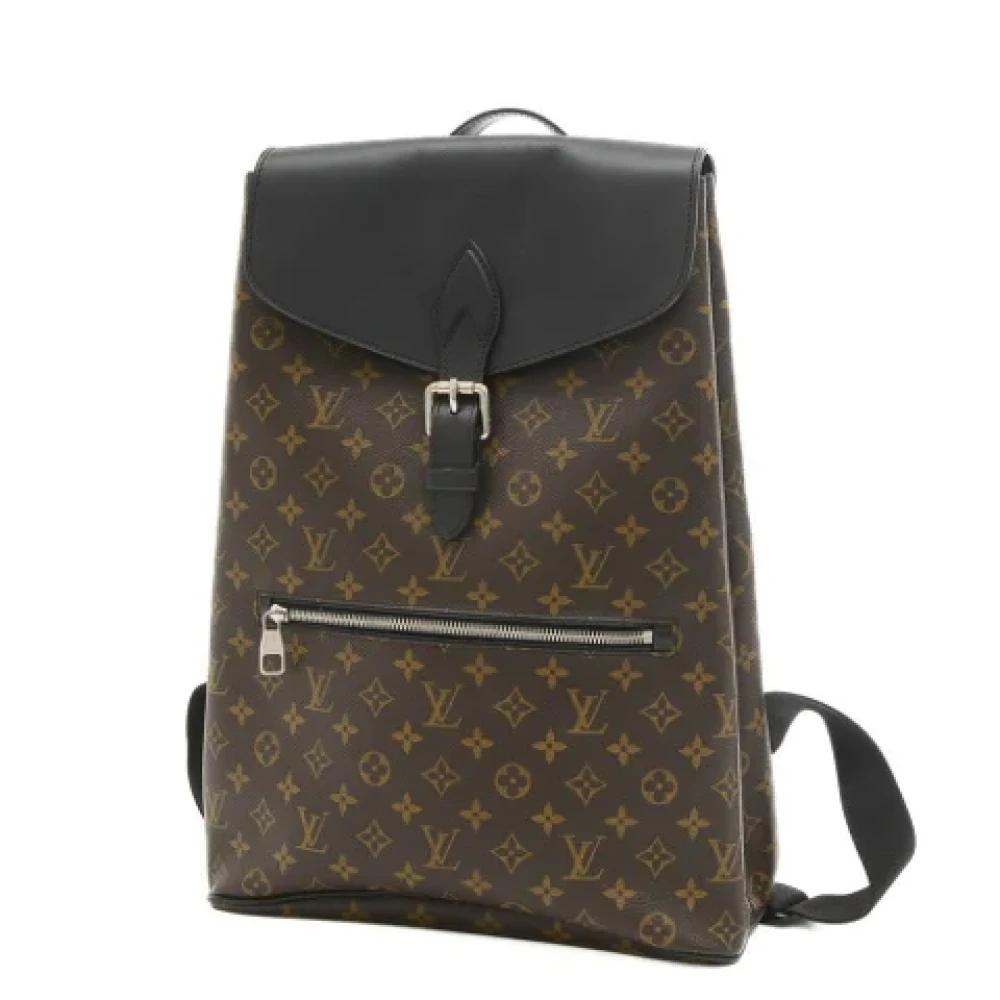 Louis Vuitton Vintage Pre-owned Leather backpacks Brown Heren