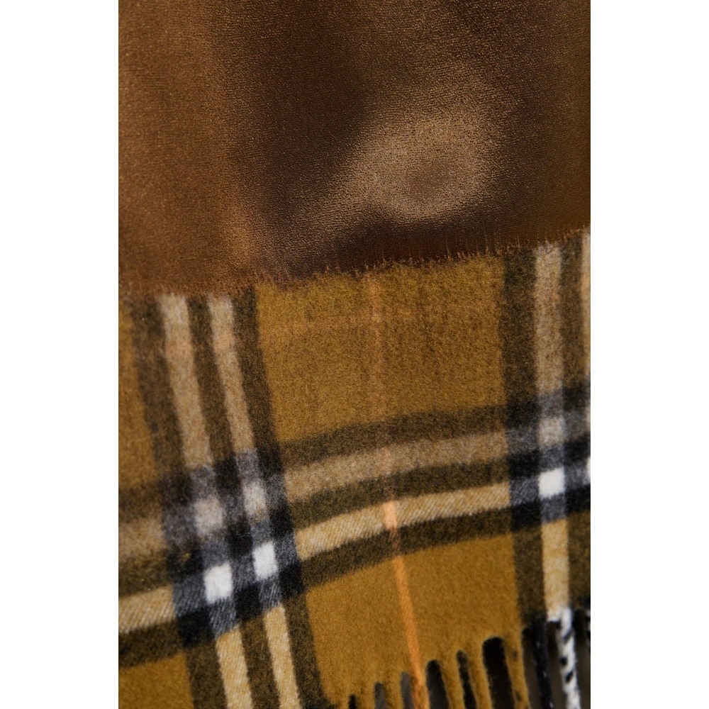 Burberry Rok met franje-afwerking Brown Dames