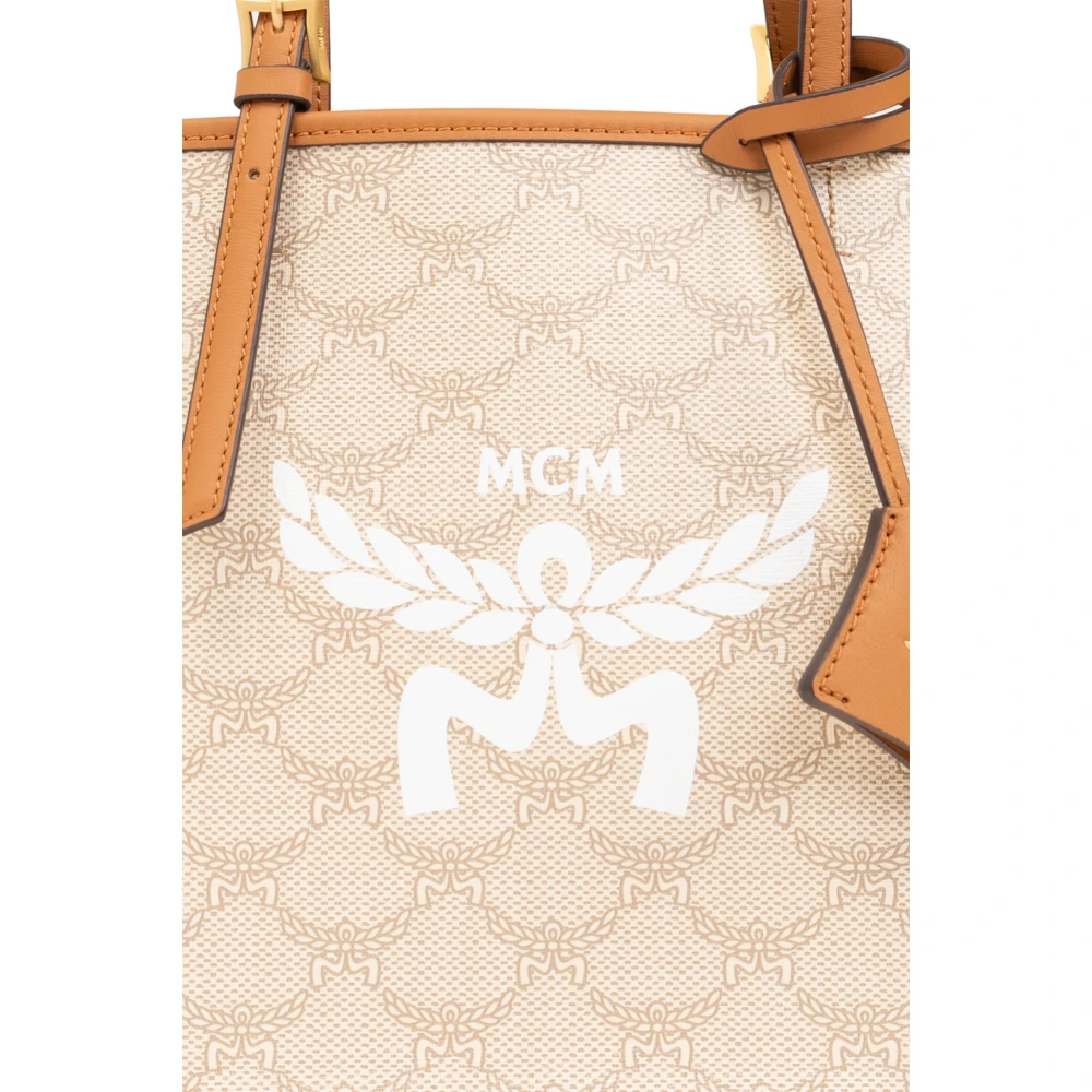 MCM Himmel Mini shopper tas Beige Dames