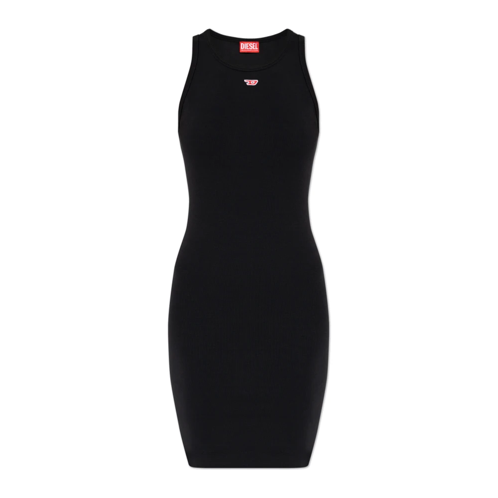 Diesel Jurk D-Tank-Lang-D Black Dames