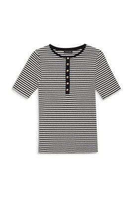 haut-noir-creme-avec-boutons-dores