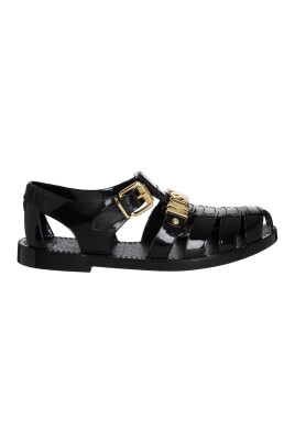adjustable-strap-jelly-sandals-plain-pattern