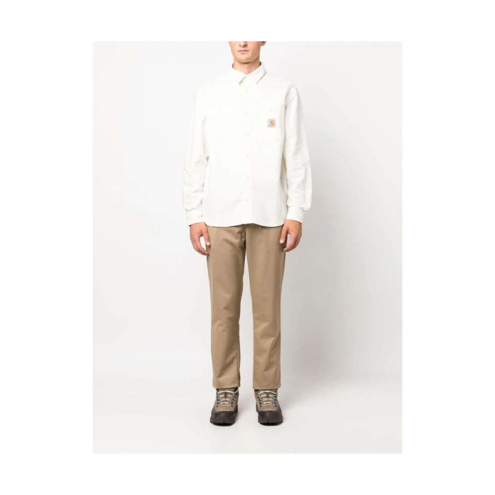 Carhartt WIP Straight Trousers Beige Heren