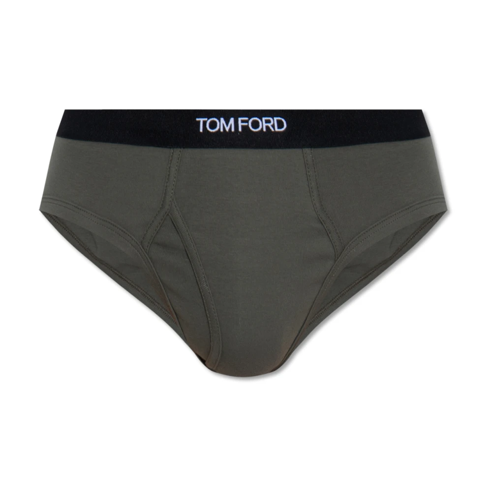 Tom Ford - Briefs Con Logo - Underwear - Hombre - Verde - M
