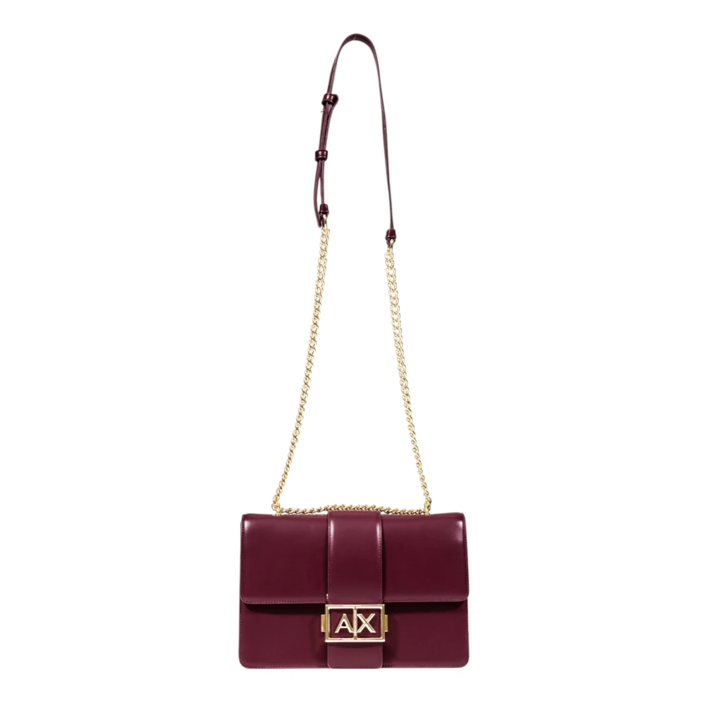 Armani Exchange Vrouw Rood Tassen Dames, One Size, Polyester, Dames Messenger Tas Collectie In Polyester