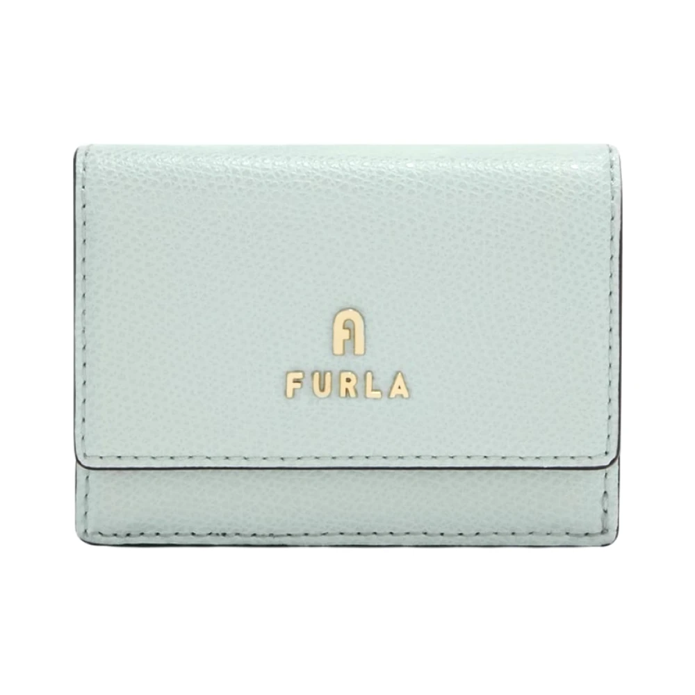 Furla Camelia Compacte Portemonnee Green Dames