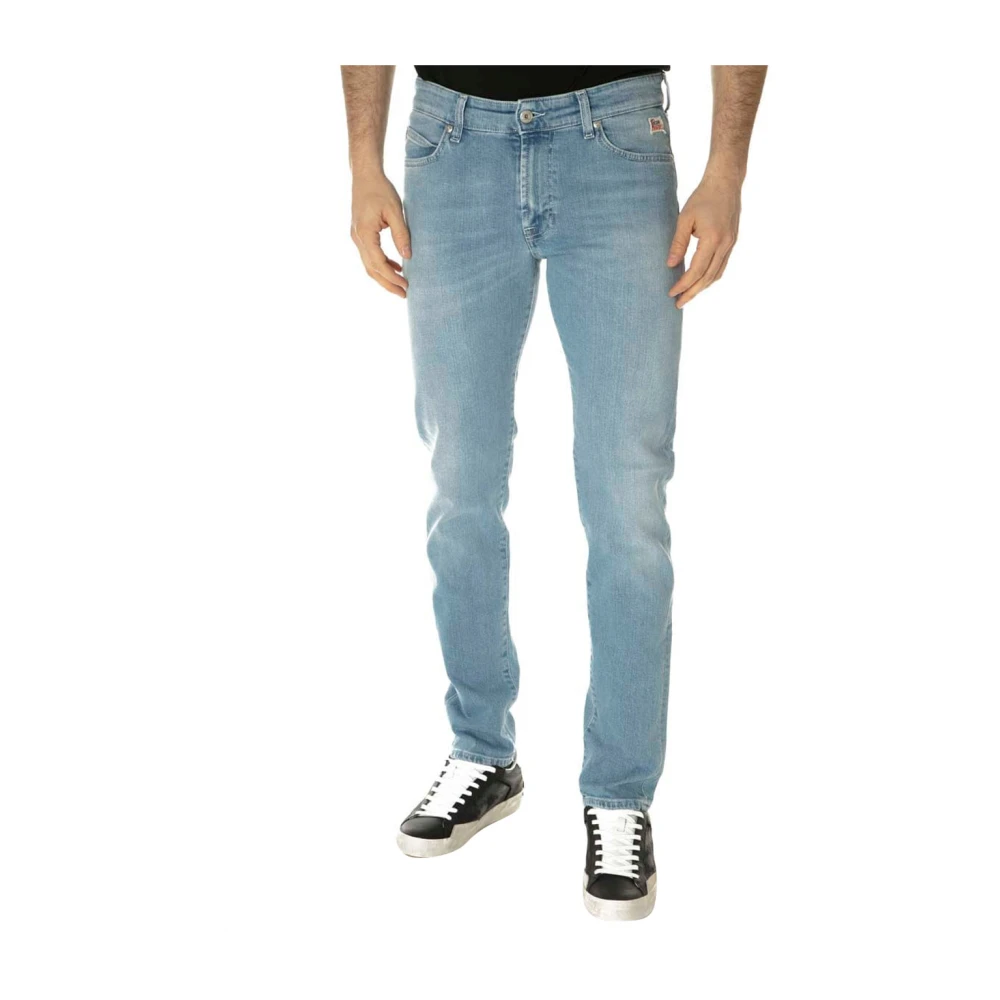 Roy Roger's Slim Denim Jeans Blue Heren