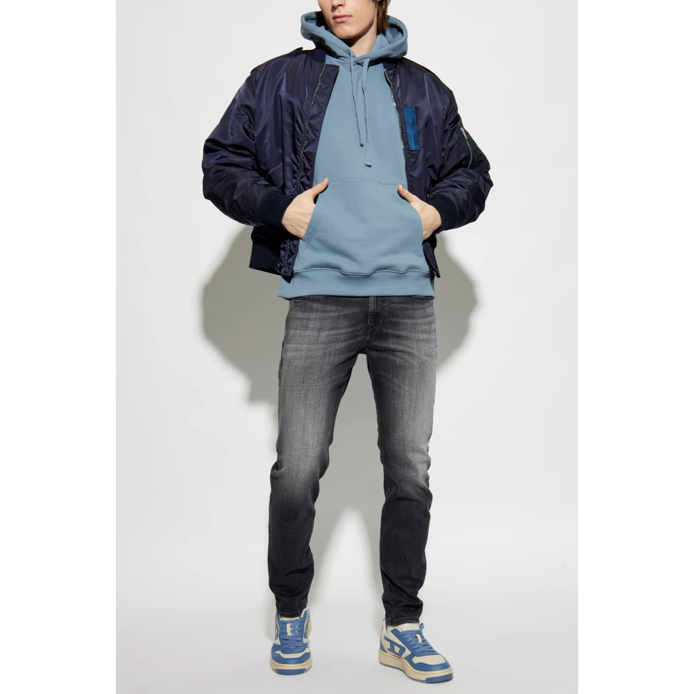 Diesel Sweatshirt S-Rob-Hood-Doval-Pj Blue Heren