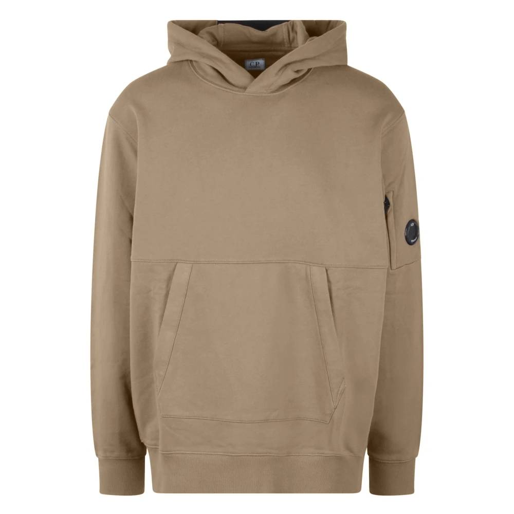 C.P. Company Bruine Trui met Capuchon Brown Heren