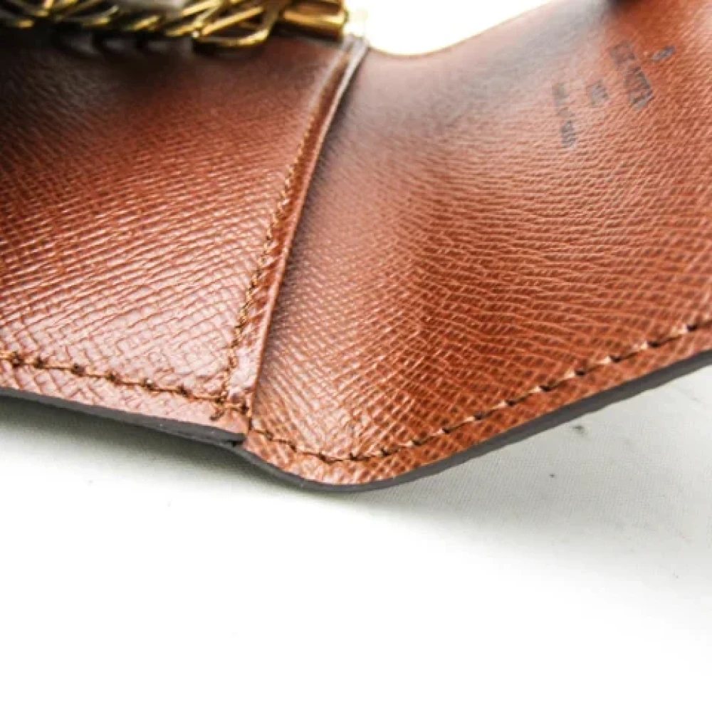 Louis Vuitton Vintage Pre-owned Fabric key-holders Brown Dames