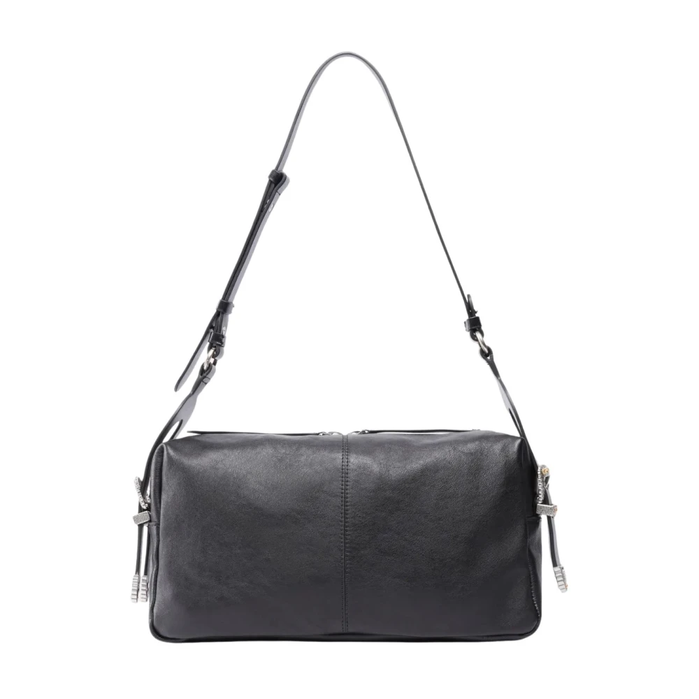 Pinko Women's Black 24 Classic Vitello New Biker - Shoulder Bags - One Size - Bags