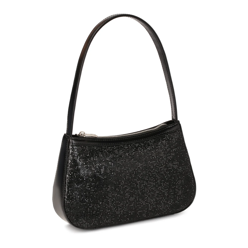 Kazar Avondleren tas met kristallen Black Dames