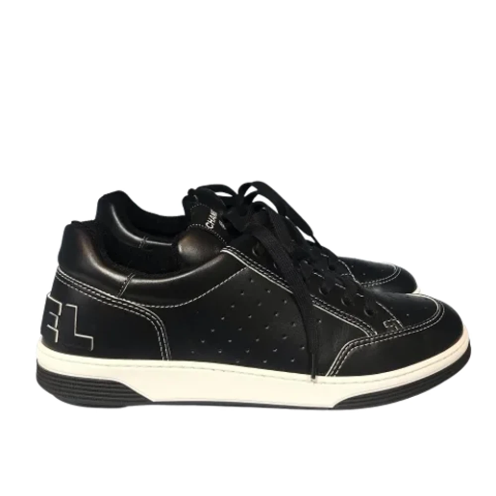 Chanel sneakers heren online black