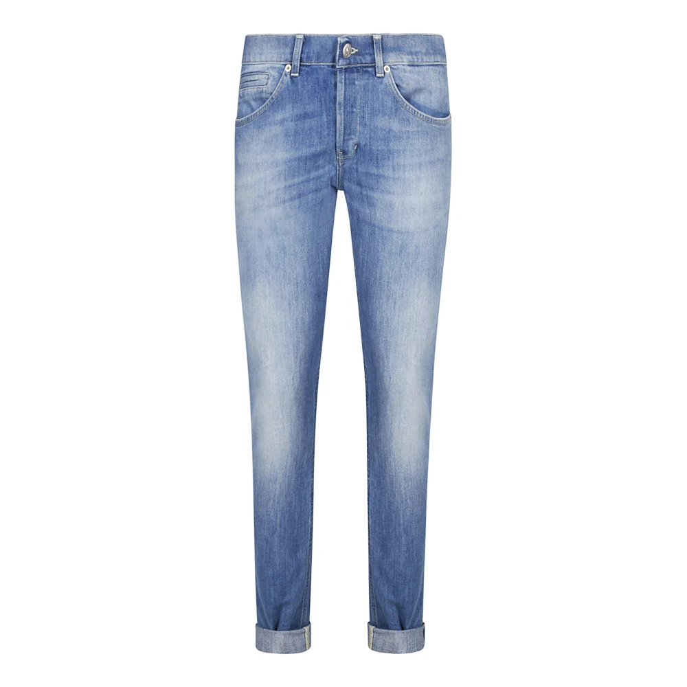 Dondup Blue Slim Fit Tailored Jeans - Male - Slim Fit Jeans - W40 - Jeans