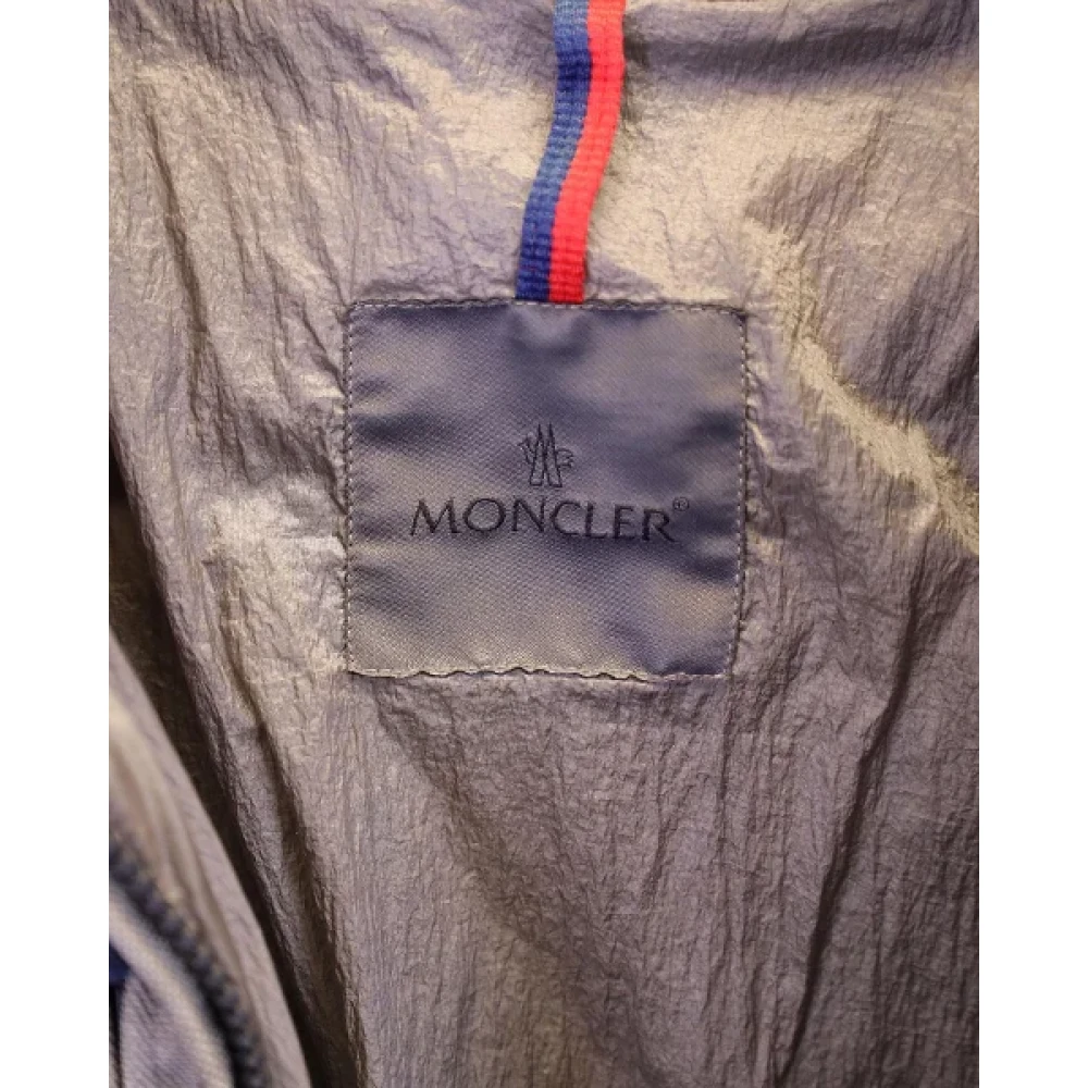 Moncler Pre-owned Nylon outerwear Gray Heren