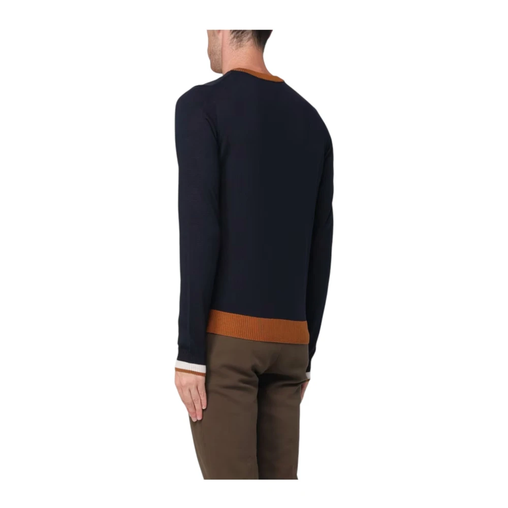 Manuel Ritz Trui met ronde hals Blue Heren