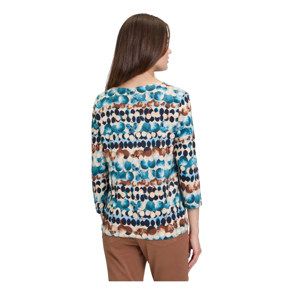Betty Barclay Sprankelend Casual Shirt met Koord Multicolor Dames