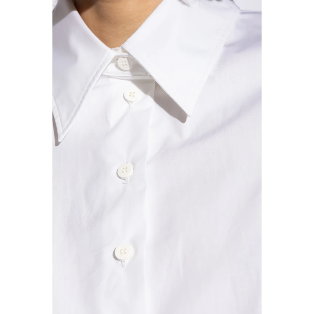 The Attico Shirt met logo White Dames