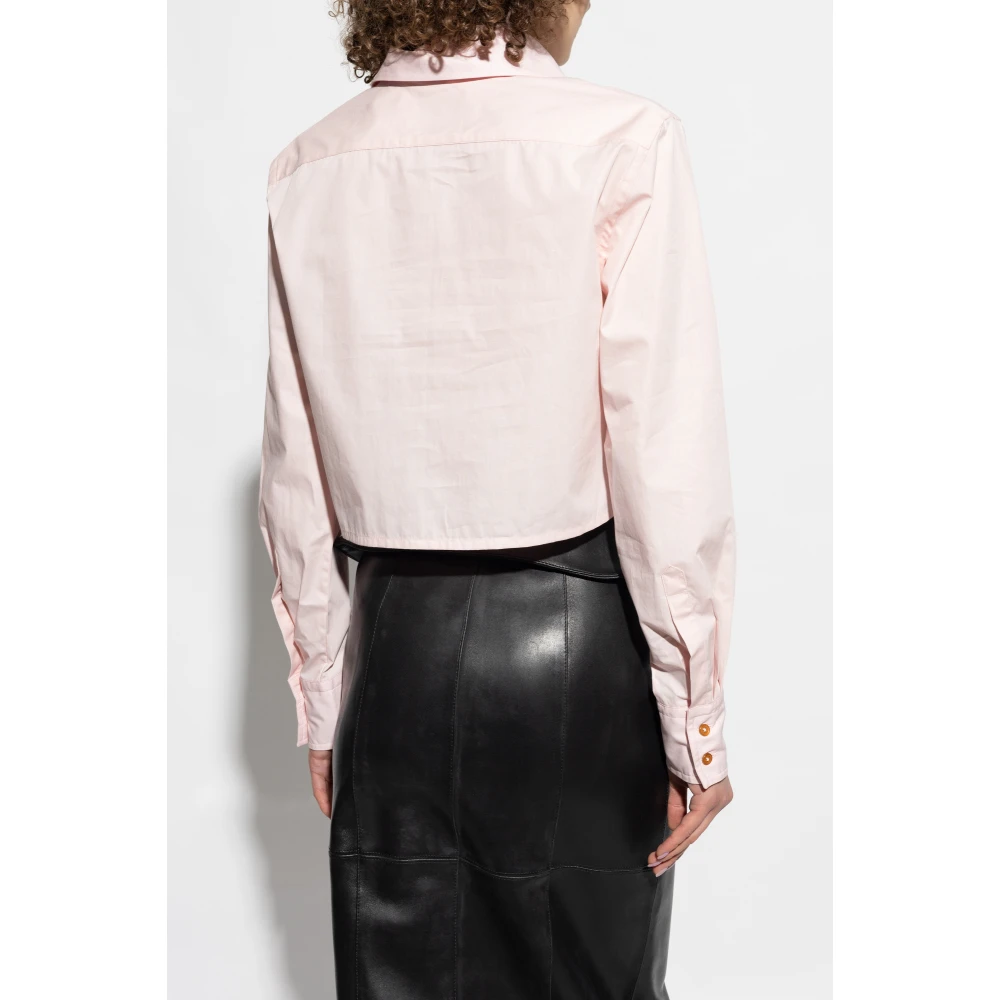 Vivienne Westwood Korte shirt met uitsnijding Pink Dames
