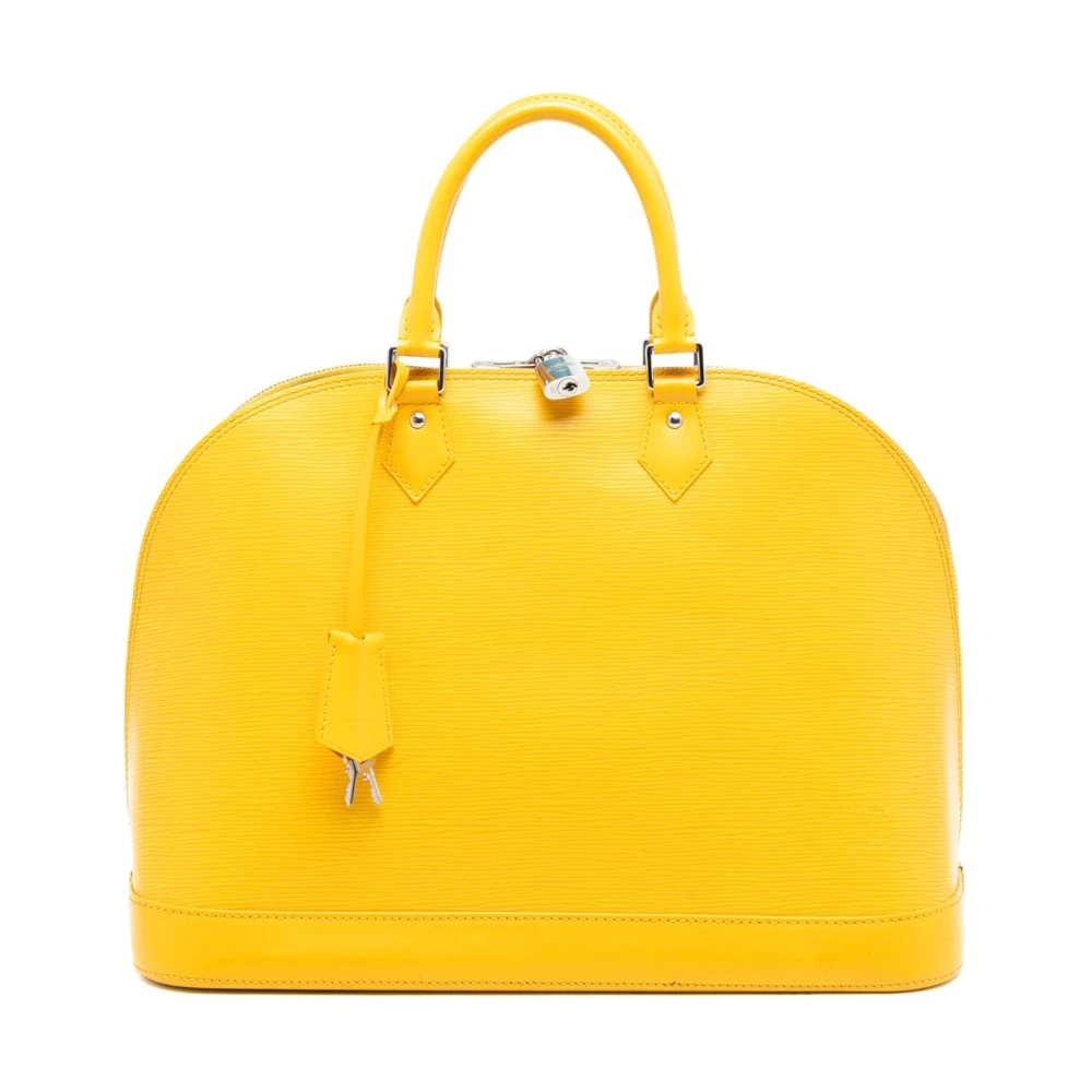 Louis Vuitton Vintage Women's Yellow Pre-Owned Alma Handbag