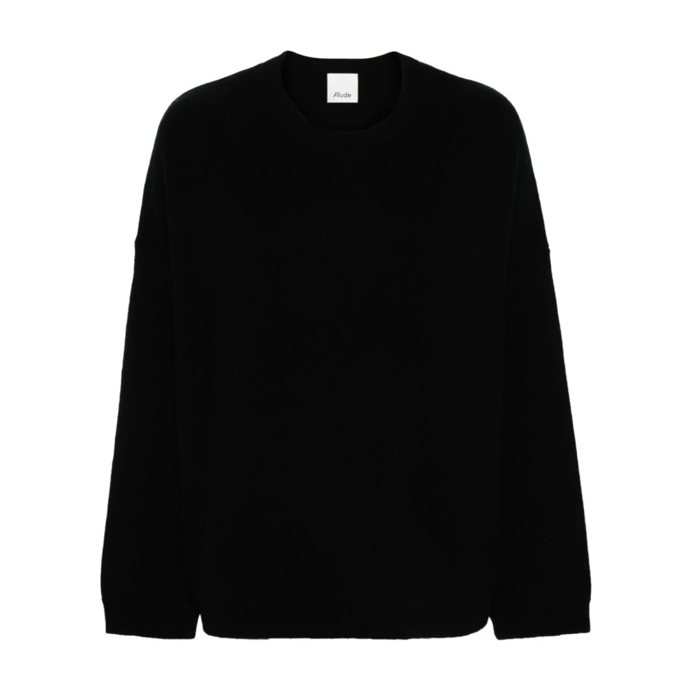 Allude Jacquard Sweater in Rood Black Dames