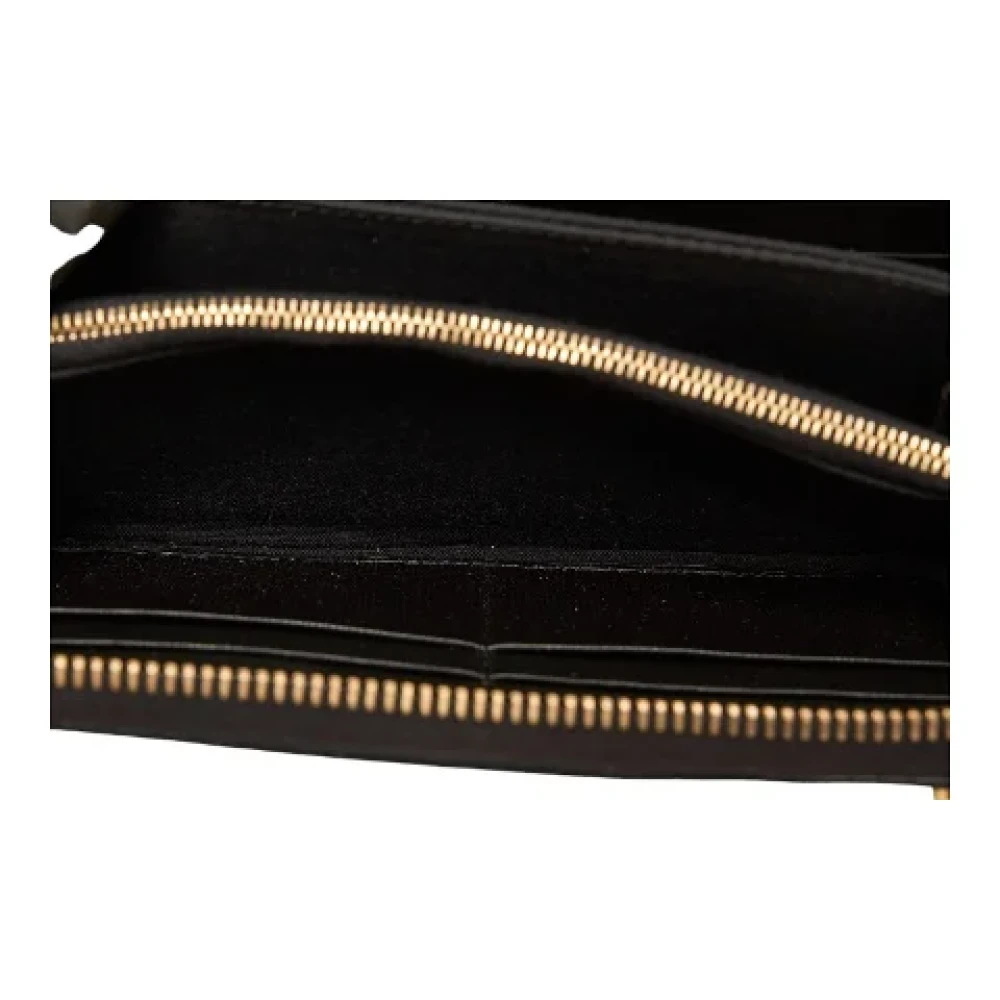 Fendi Vintage Pre-owned Leather wallets Black Dames